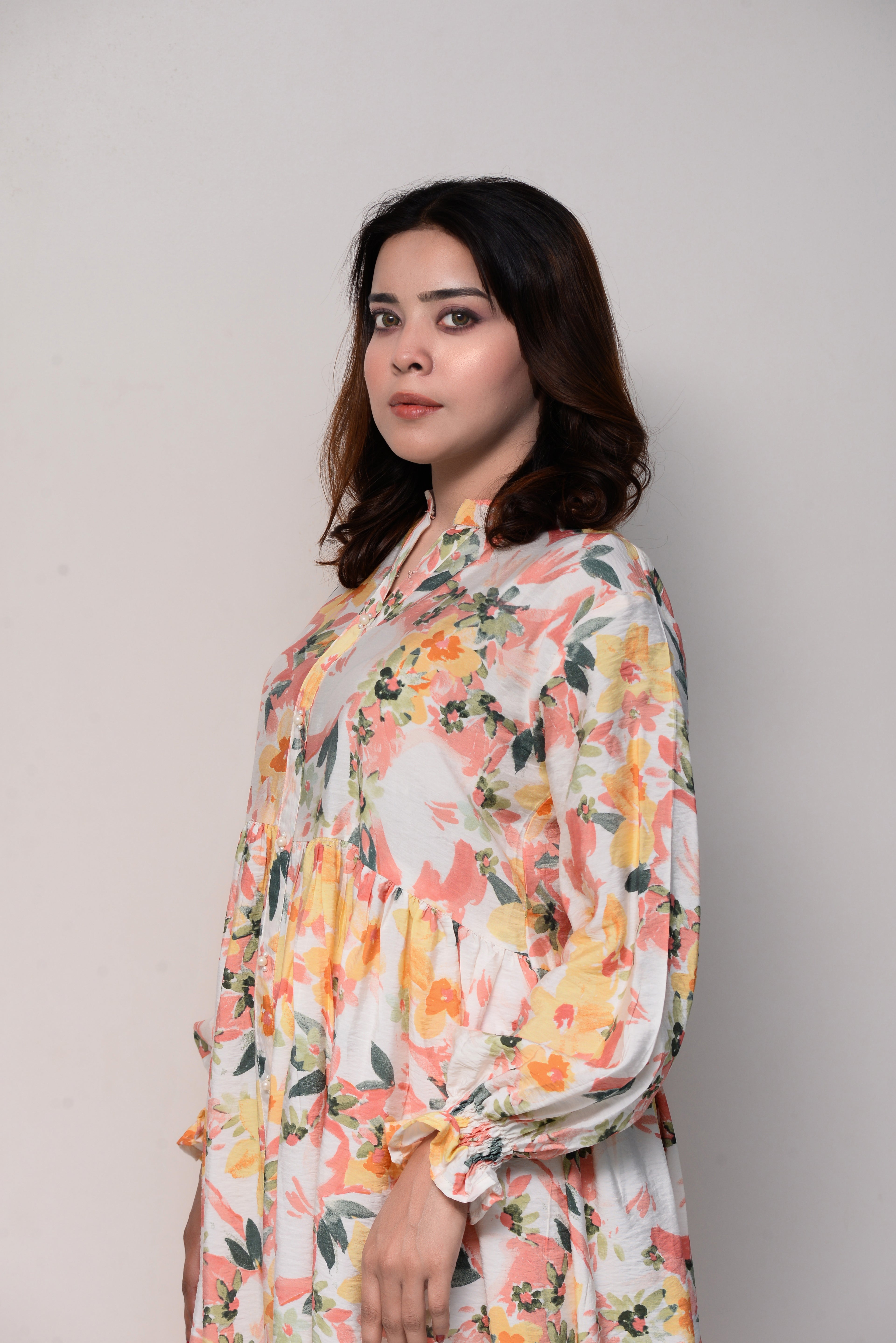 🌸 Floral Breeze Maxi Dress – Modest & Elegant